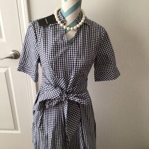 Koandaily blue and white dress.